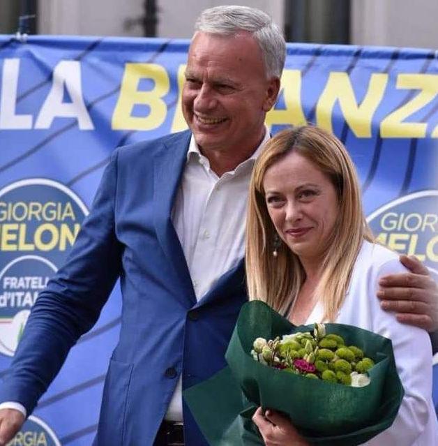 Giorgia Meloni a Monza per sostenere Dario Allevi