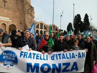 Fratelli D’Italia Monza a Roma per chiedere: Elezioni Subito!!!