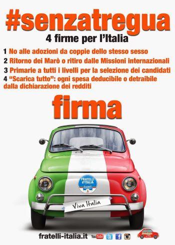 Raccolta delle firme per il progetto di legge “Scarica tutto”!