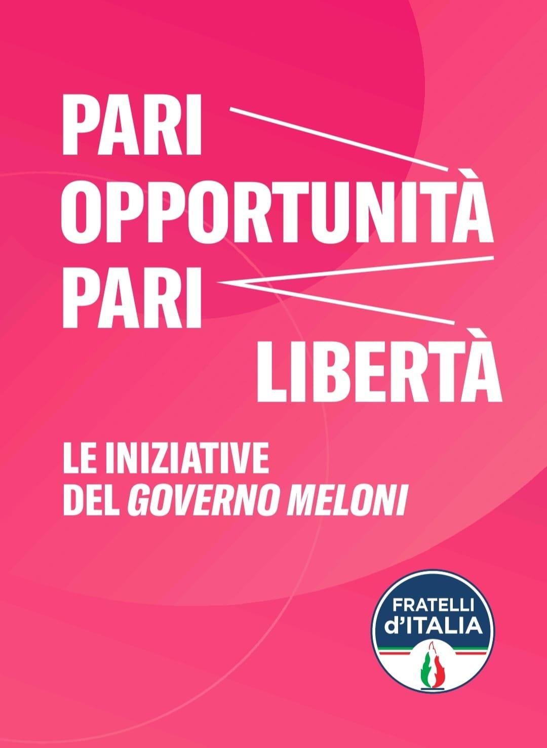 Pari opportunità, pari libertà